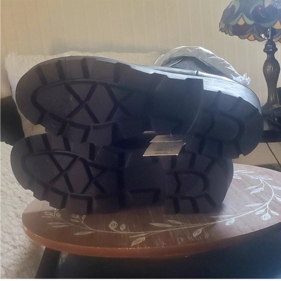 Women's A New Day Black Rhinestone Boots Size 11 with comfy memory foam. Nwt - Picture 4 of 4